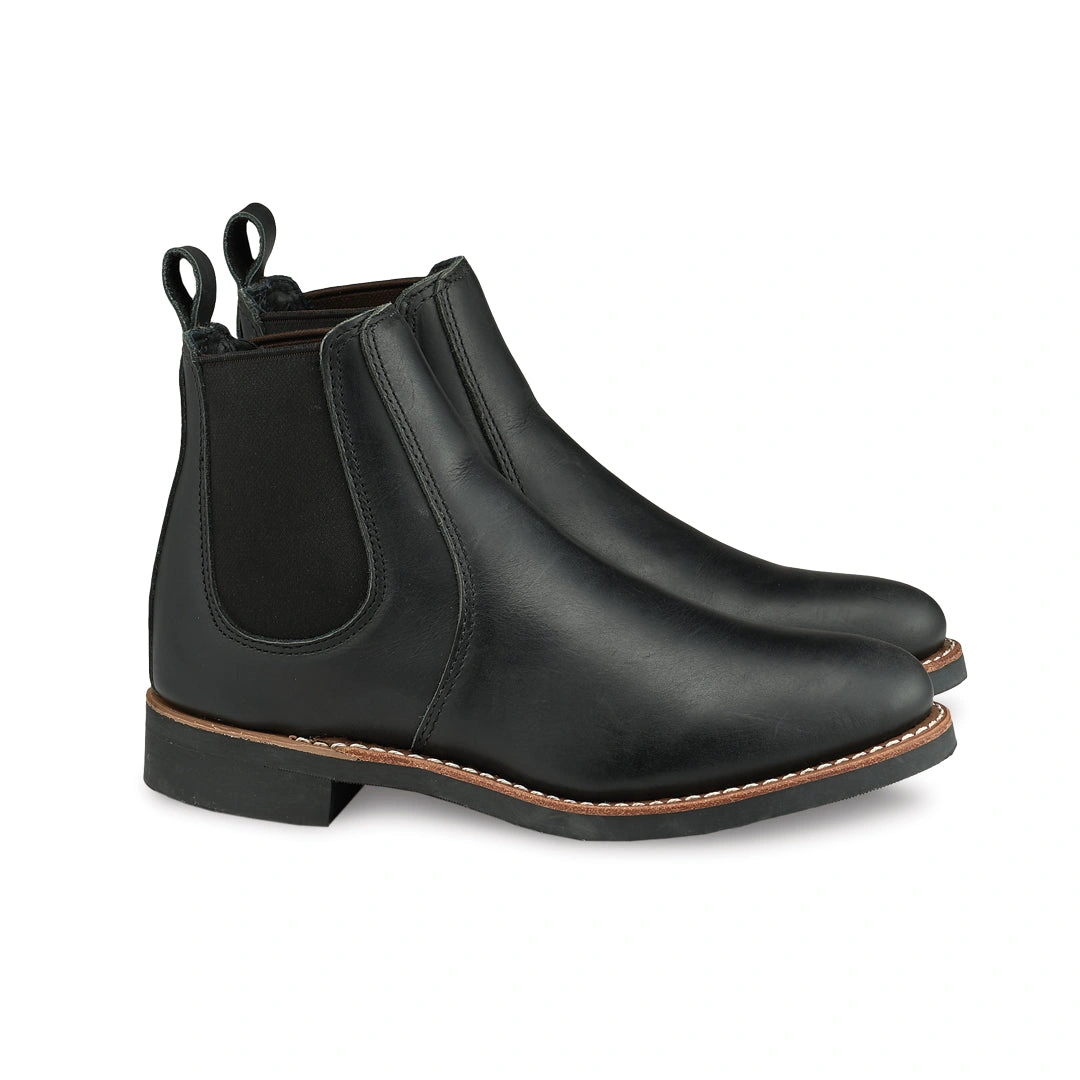 Effortless Style Black Chelsea Boots for Women 6 Inch