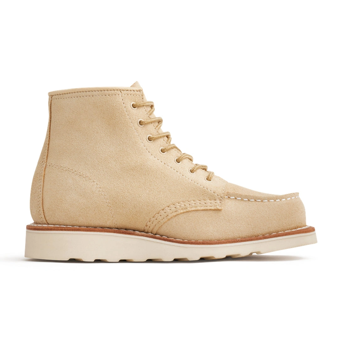 Cream Abilene: The 6-Inch Moc Toe Boots You'll Live In. Forever.