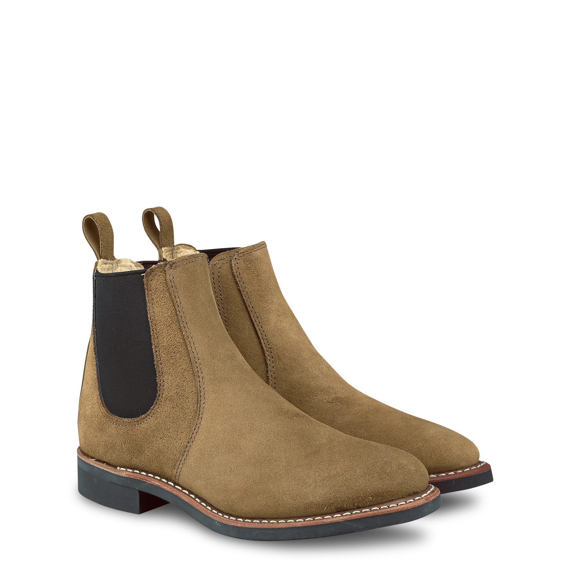 Olive Mohave Chelsea Boots for Women Stylish 6-Inch Comfort