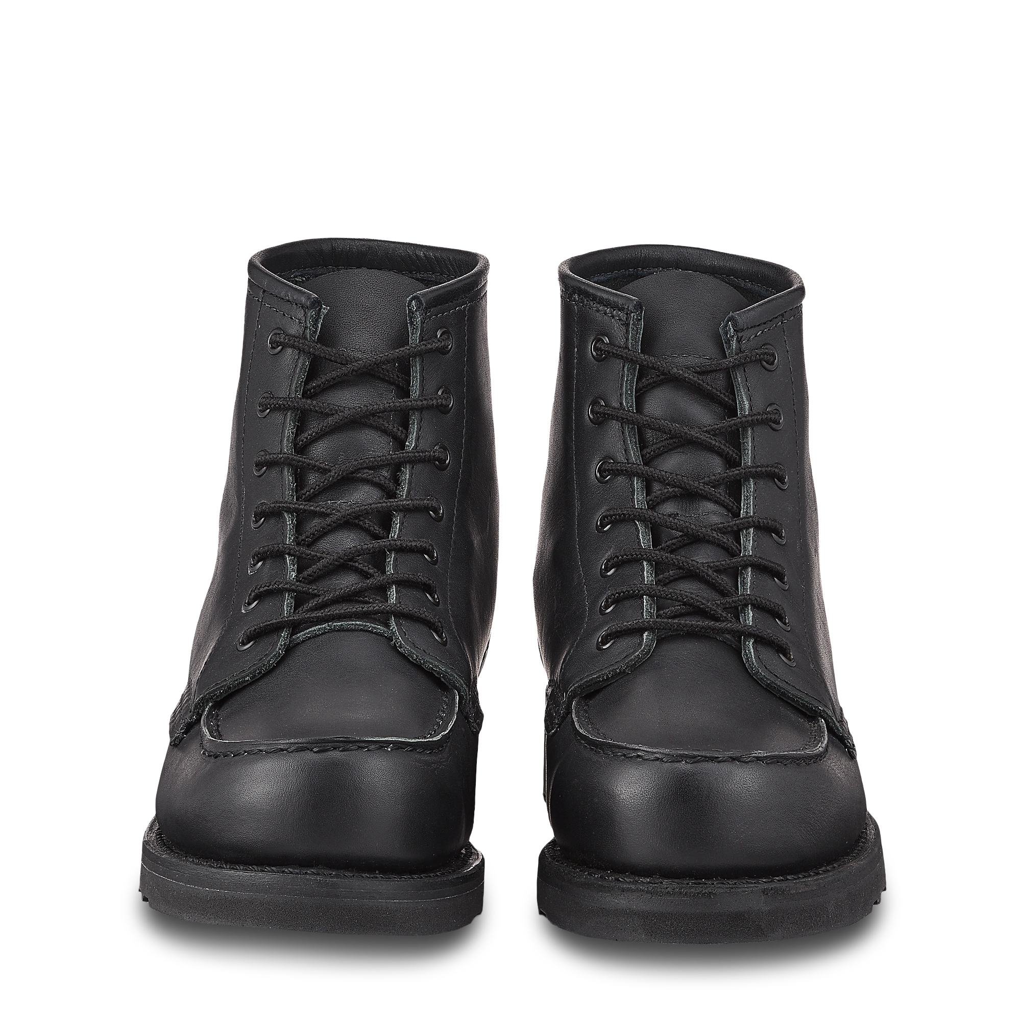 Black Boundary Boots: Your 6-Inch Moc Toe Adventure Awaits. Fierce Style. Unstoppable Comfort.